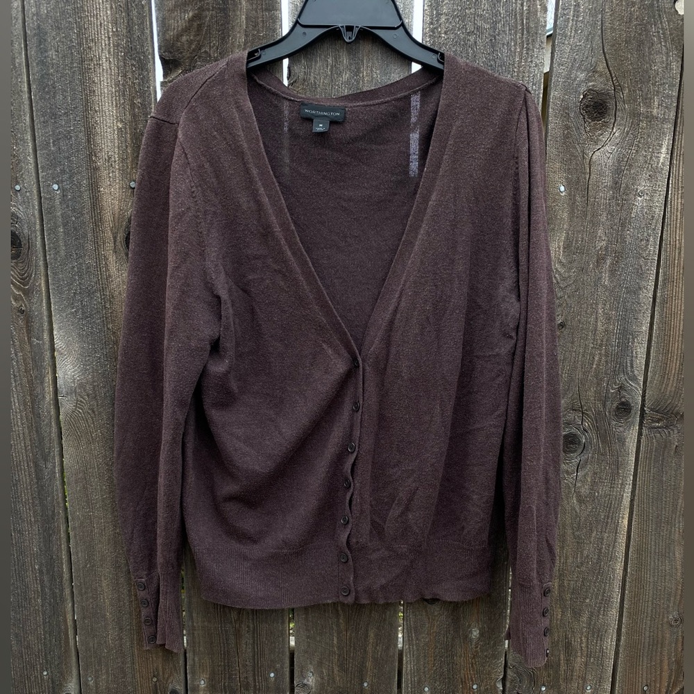 Brown cardigan